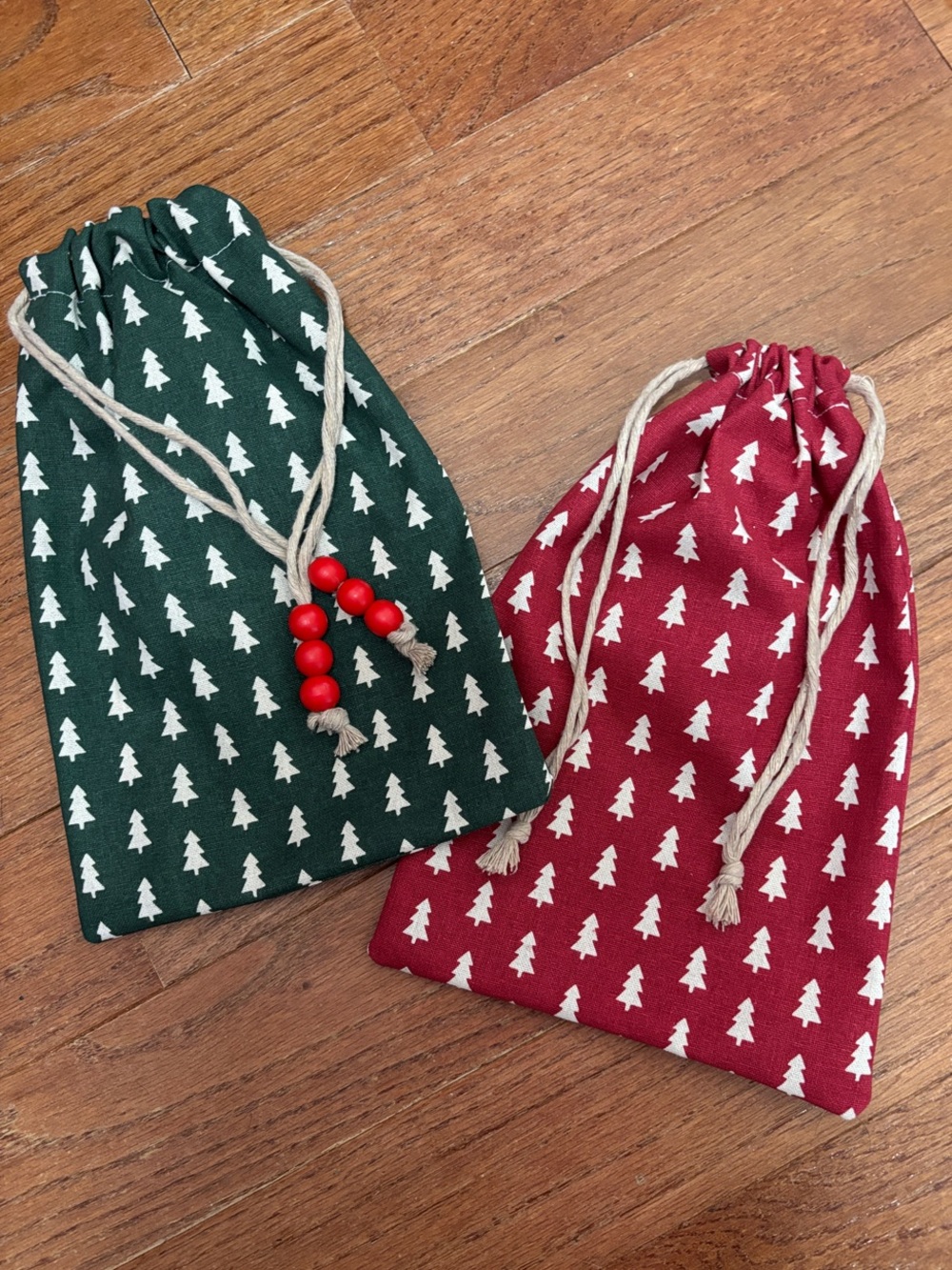 Holiday Drawstring Gift Bags - Reusable!